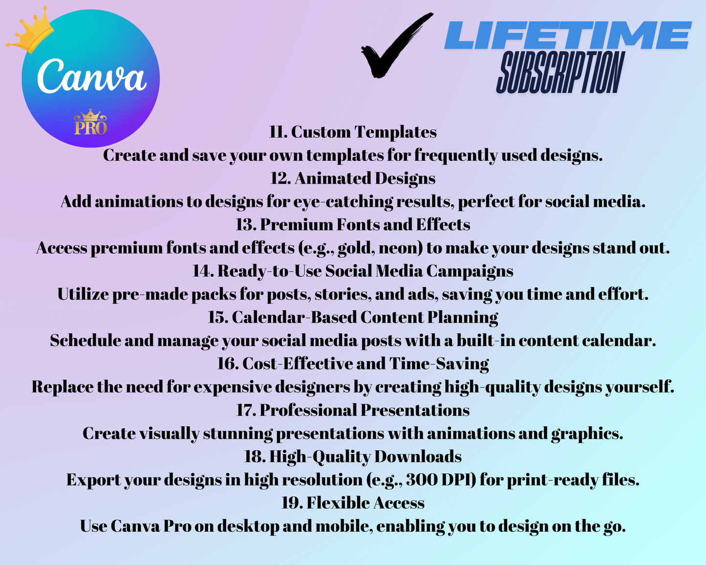 Canva Pro Lifetime Upgrade, Original Canva Pro Premium Plan, Canva Pro Subscription, Cheap Canva Pro, Canva Pro for Teams, Canva Premium Account
